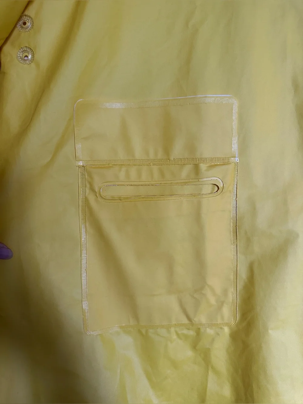 Viking Big & Tall Men's Yellow Hooded Raincoat - Waterproof Shell, 3XL - Picture 3 of 3